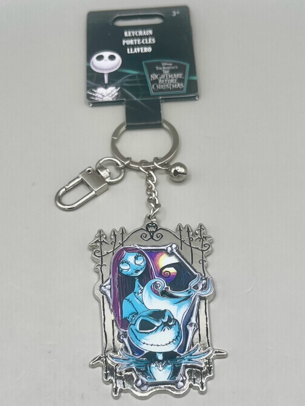 Disney Parks Nightmare Before Christmas Keychain/Bag Charm~ Jack, Sally, & Zero
